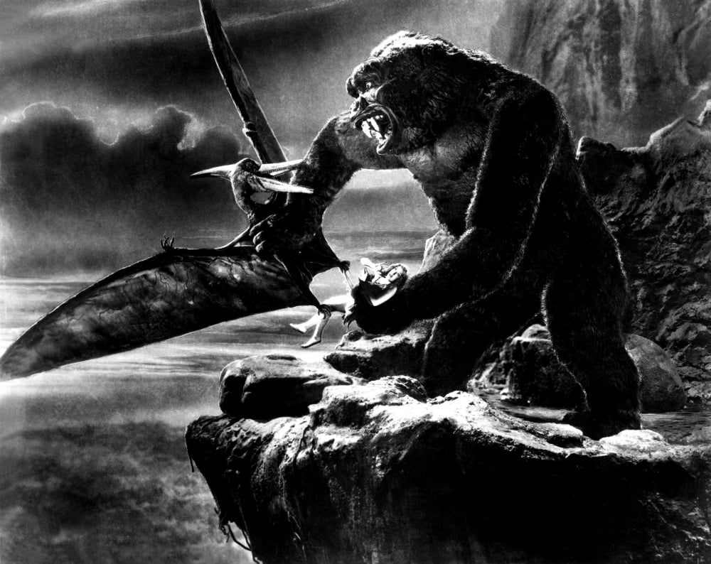 King Kong iconic photo print showcasing the legendary giant ape.