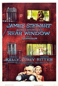 Rear Window Movie Masterprint Poster featuring Grace Kelly and James Stewart