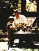 Marlon Brando with Grandson Movie Still from The Godfather Photo Print