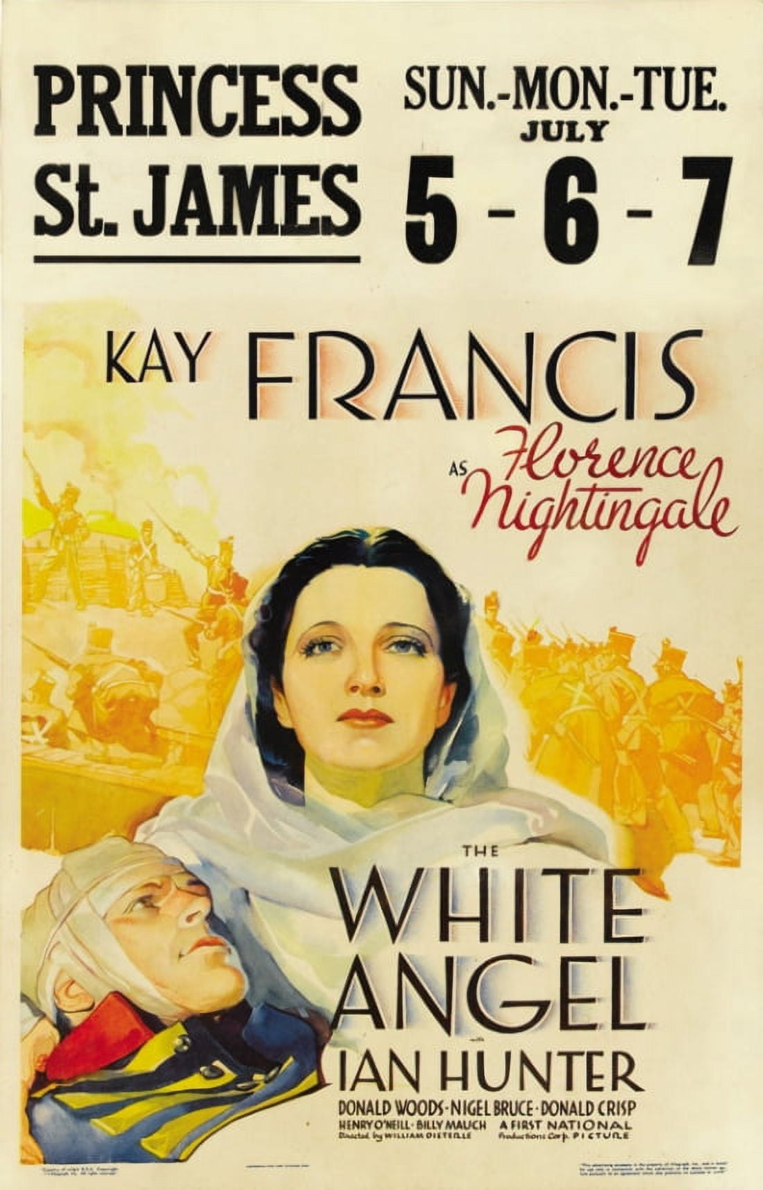 The White Angel Movie Poster 11x17 print featuring captivating movie artwork.