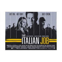 The Italian Job Movie Poster featuring iconic imagery from the film.
