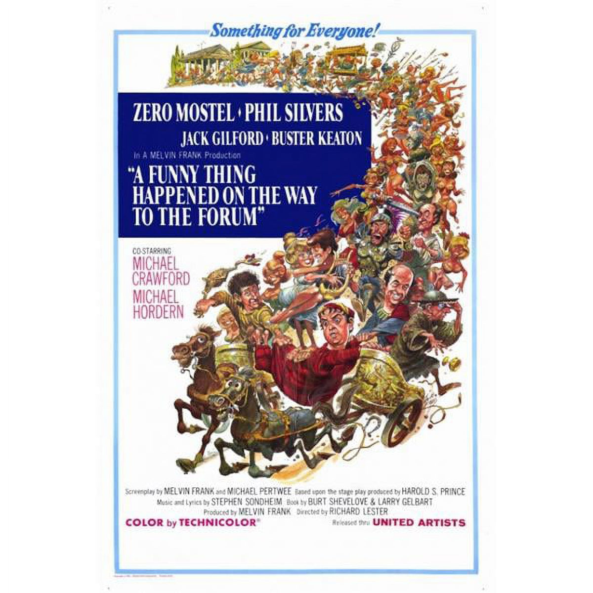 A Funny Thing Happened on the Way to the Forum Movie Poster Print 27x40