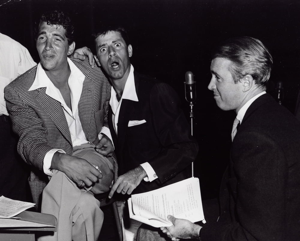 Martin and Lewis on Jimmy Stewart's Radio Show photo print.