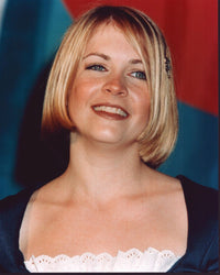 Close-up smiling photo print of Melissa Joan Hart, 8x10 and 24x30 sizes.