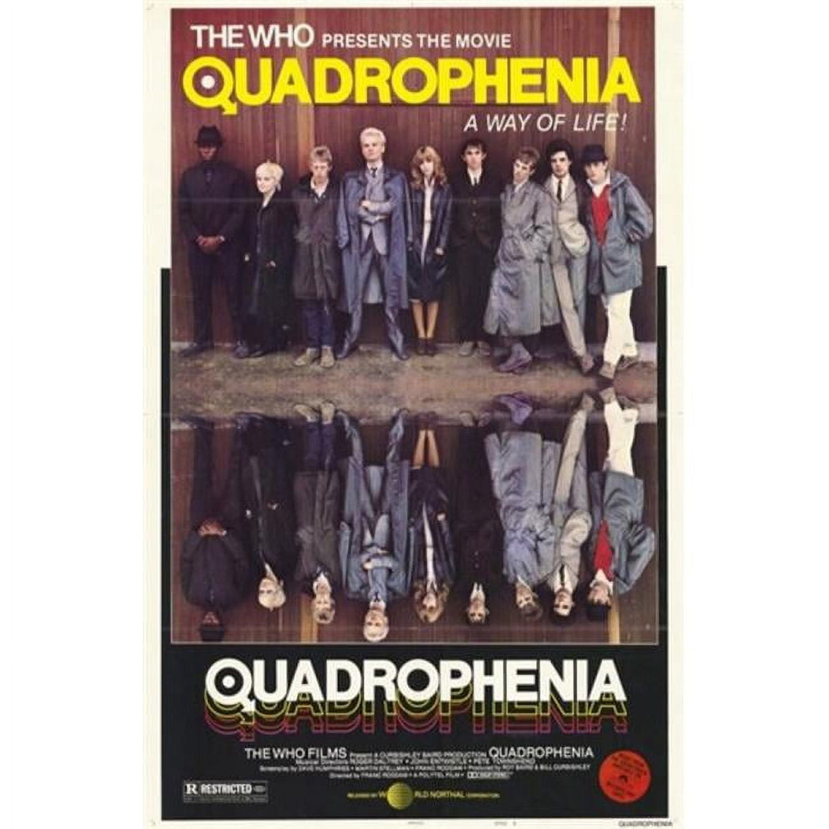 Quadrophenia Movie Poster 11x17 print showcasing cinematic art.