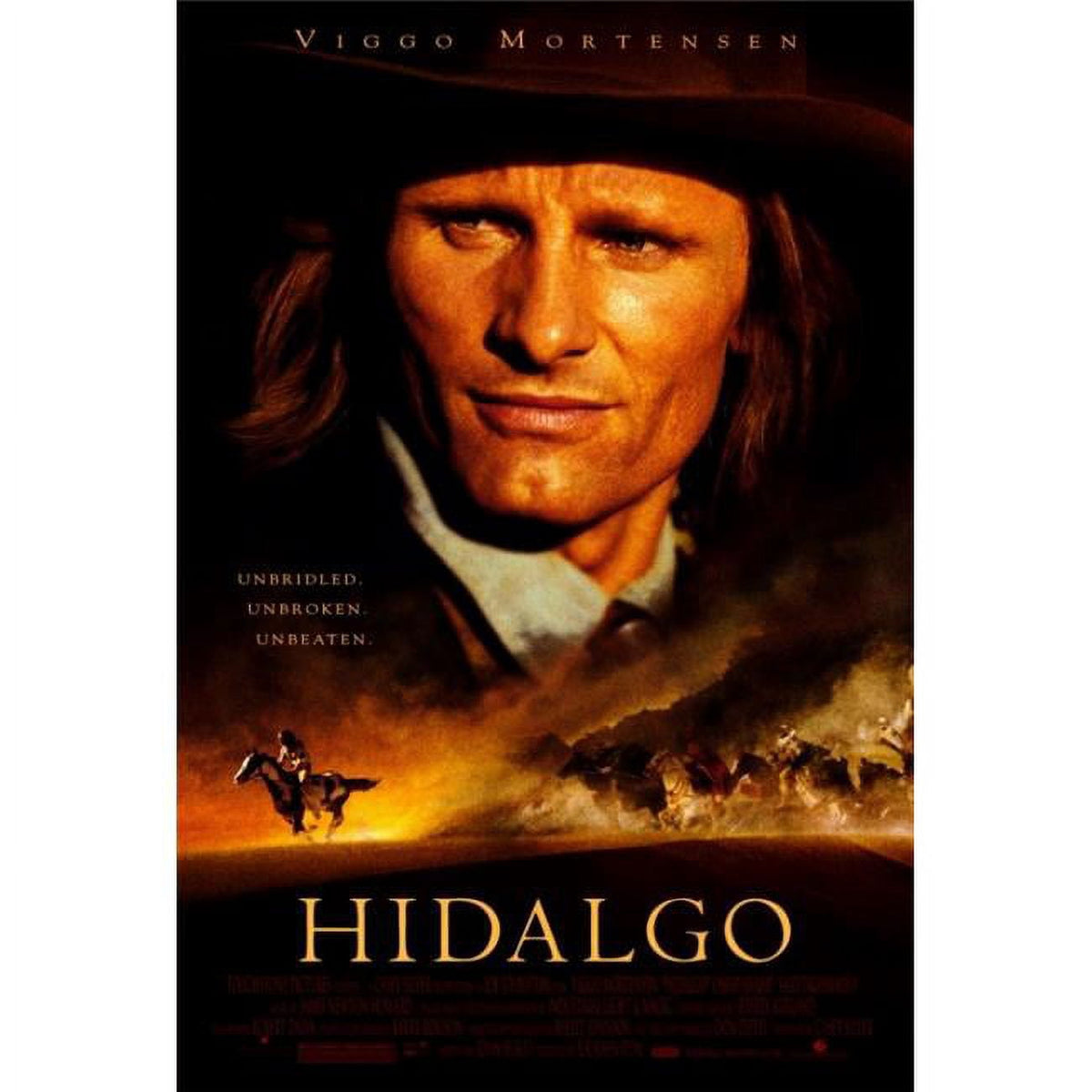 Hidalgo movie poster print showcasing epic adventure and exploration.