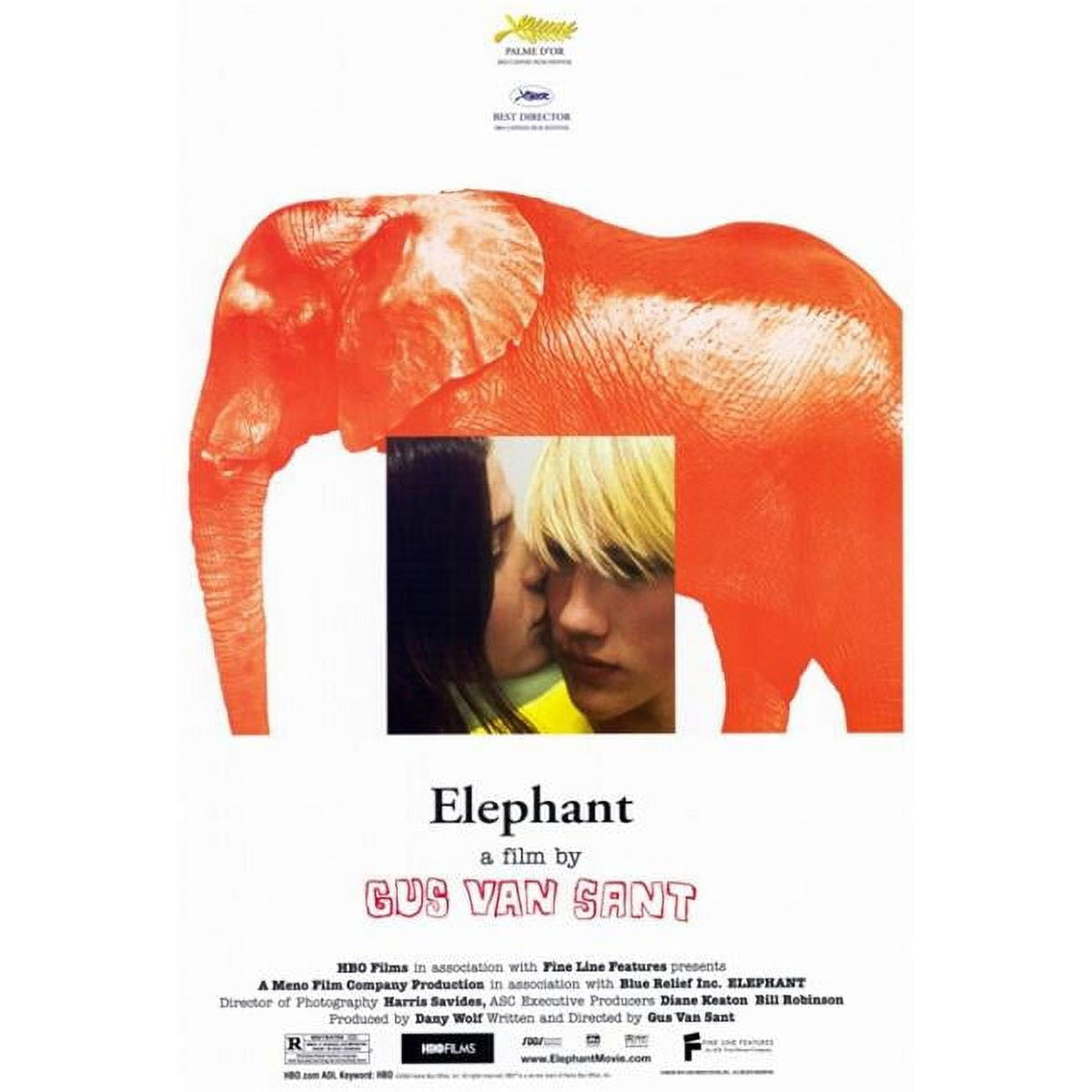 Elephant Movie Poster Print - 27x40 inches featuring vibrant artwork.