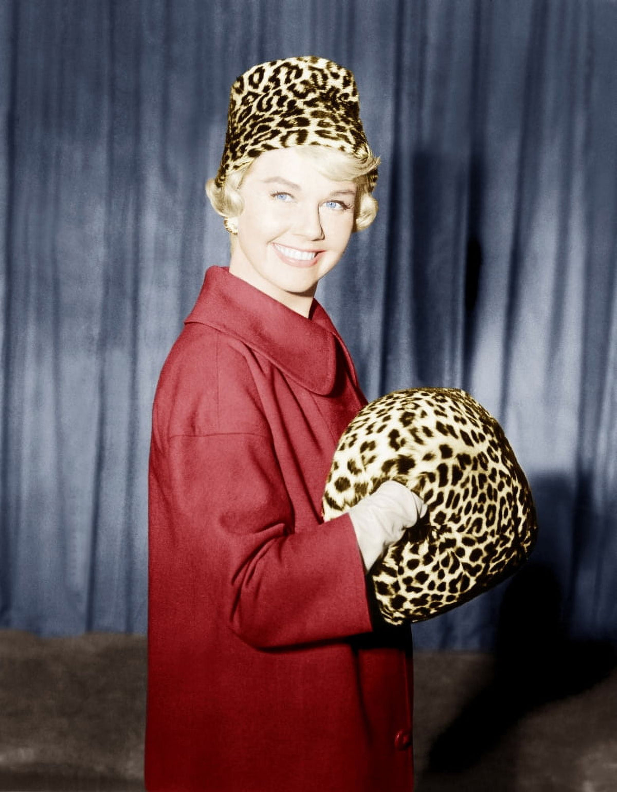 Pillow Talk photo print featuring Doris Day, classic movie art.