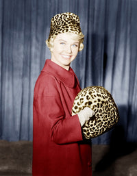 Pillow Talk photo print featuring Doris Day, classic movie art.