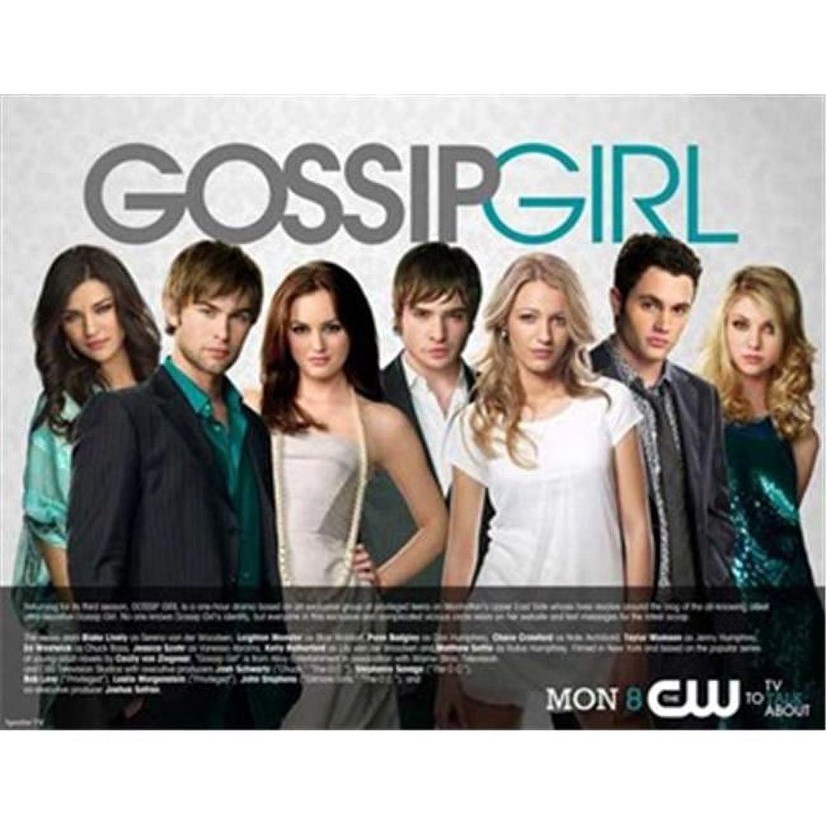 Gossip Girl Movie Poster featuring iconic characters and dramatic style.