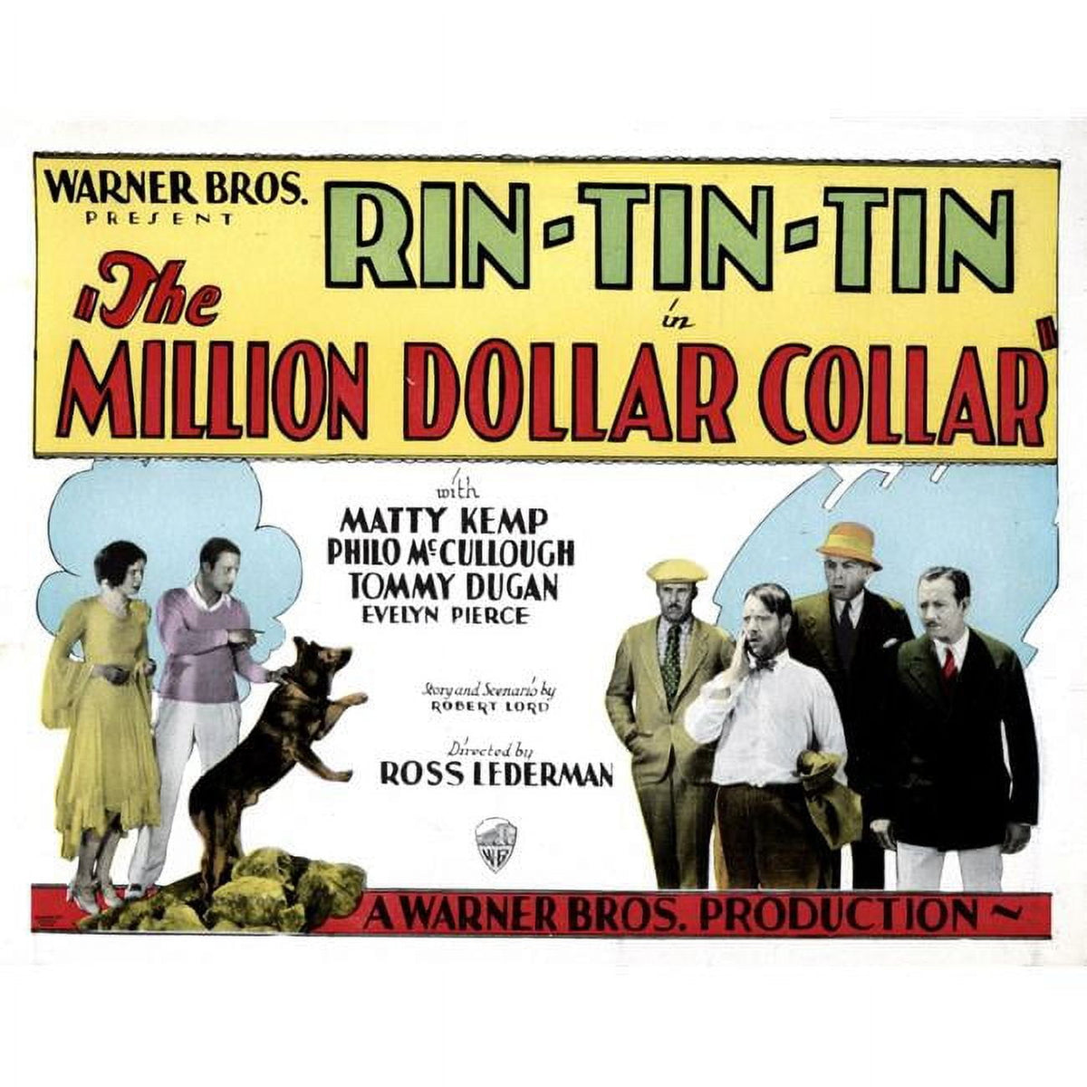 The Million Dollar Collar 1929 Movie Poster Masterprint