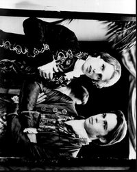 Tom Cruise and Brad Pitt black and white photo print from Interview with the Vampire