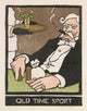 Old Time Sport Vintage Poster Print by Frank Holme, 18x24