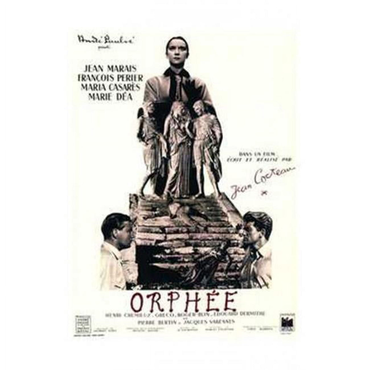 Orphee Movie Poster 11x17 print showcasing classic cinema art.