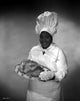 Portrait of Louise Beavers dressed as a chef photo print.