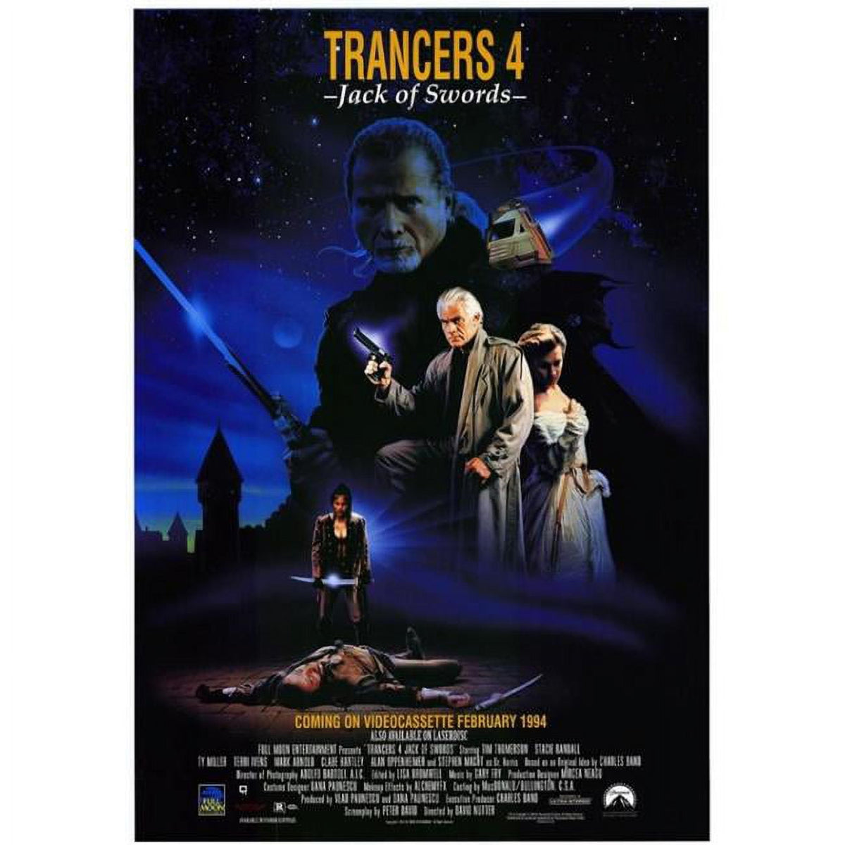Trancers 4: Jack of Swords Movie Poster Print 27x40