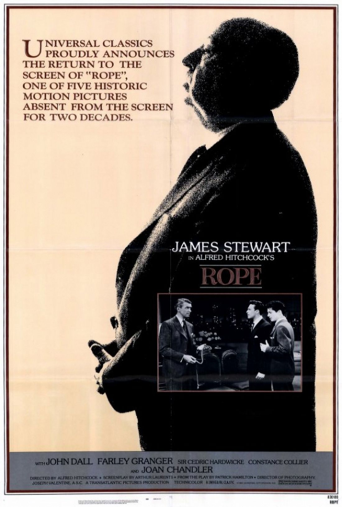 Rope Movie Poster Print 27x40 - Classic Film Art