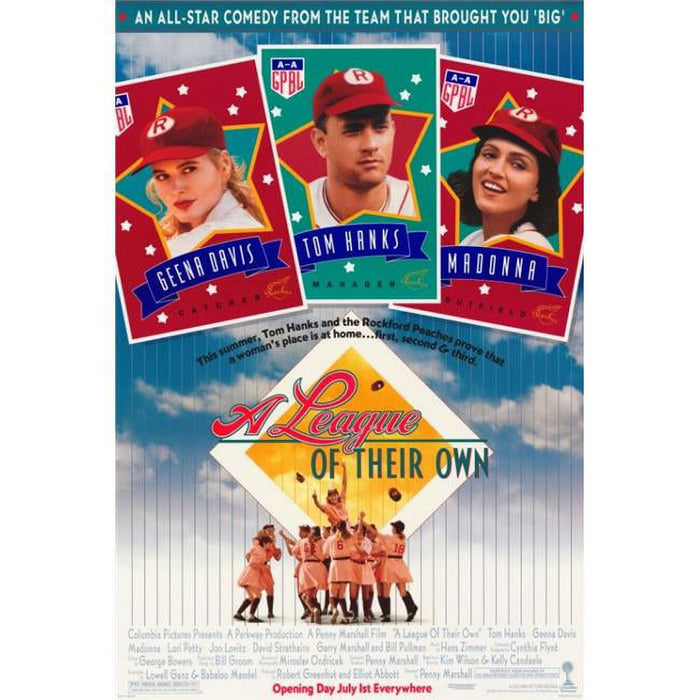 A League of Their Own Movie Poster Print - 27x40 inches