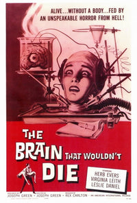 The Brain that Wouldn't Die movie poster print 27x40