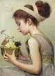 Honey of the Hymettus art print by Sarah Paxton Ball Dodson, colorful floral artwork.
