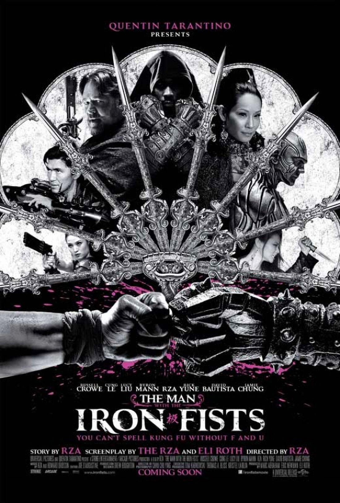 The Man with the Iron Fists movie poster 11x17 print