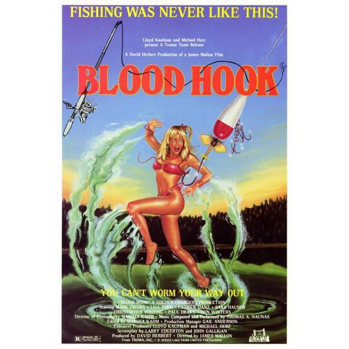 Blood Hook movie poster print showcasing horror film art.