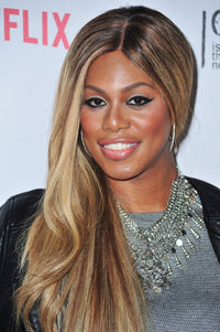 Laverne Cox at Netflix Orange Is The New Black celebration photo print.