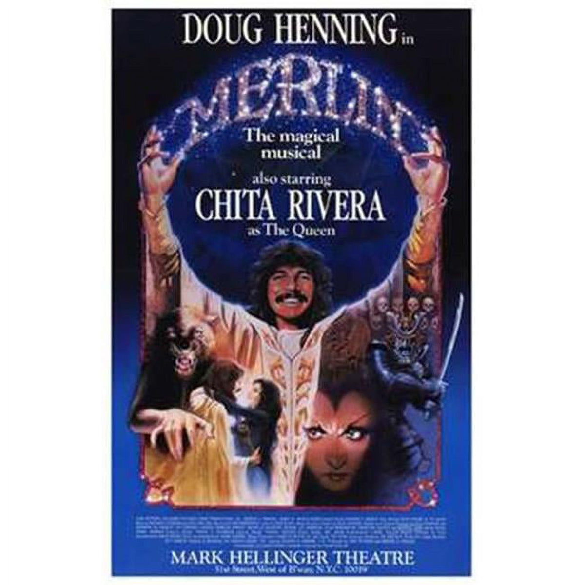 Merlin Broadway Musical Movie Poster 11x17 print