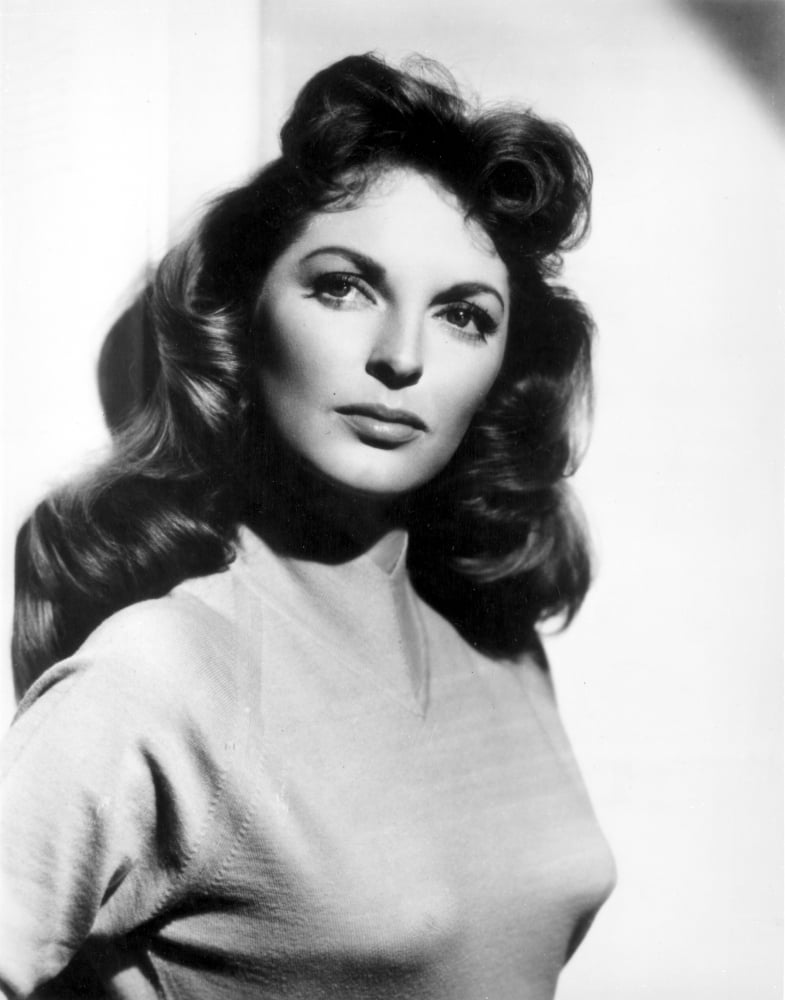 Julie London curly hairdo portrait photo print