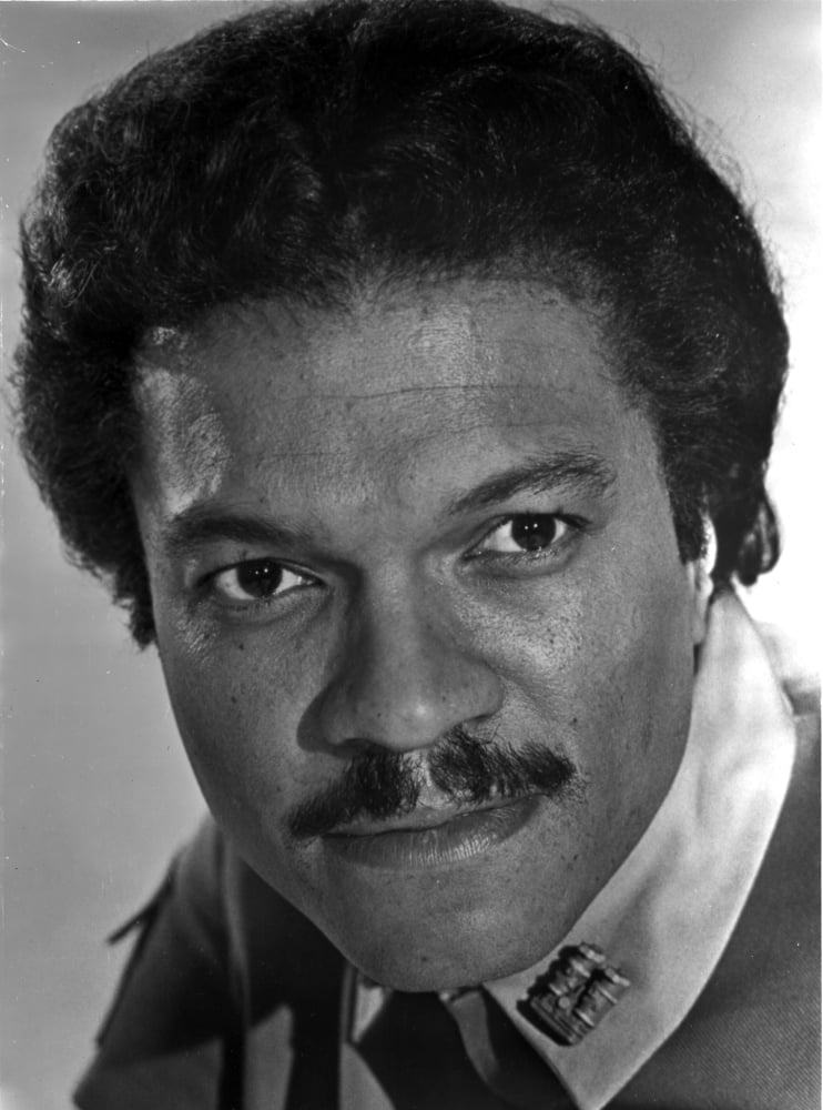 Billy Dee Williams iconic photo print, available in multiple sizes.