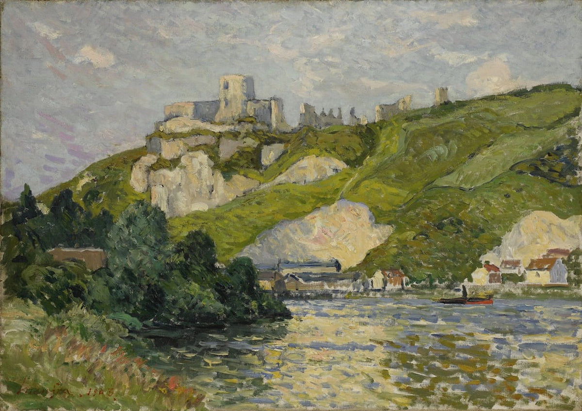 Le Château-Gaillard Afternoon Art Print by Maxime Maufra, showcasing a serene landscape.