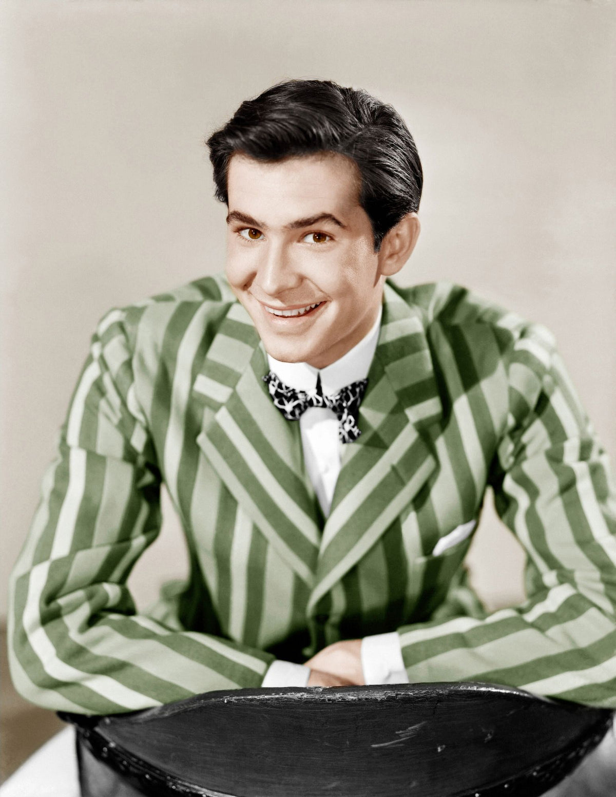 Vintage photo print of Anthony Perkins from 1953.