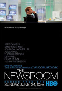 The Newsroom TV series poster print in 11x17 size.