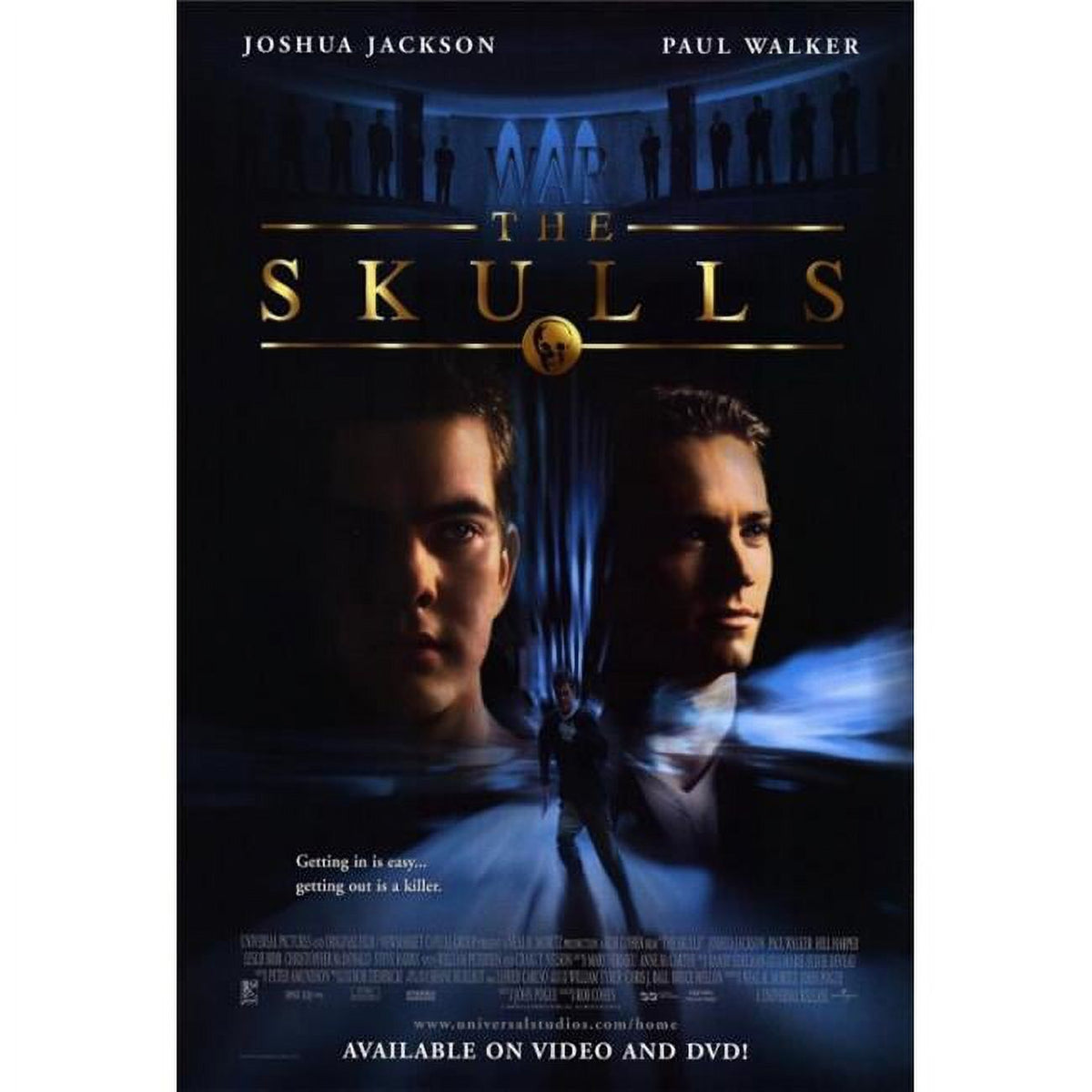 The Skulls movie poster print, 27x40 inches, premium quality.