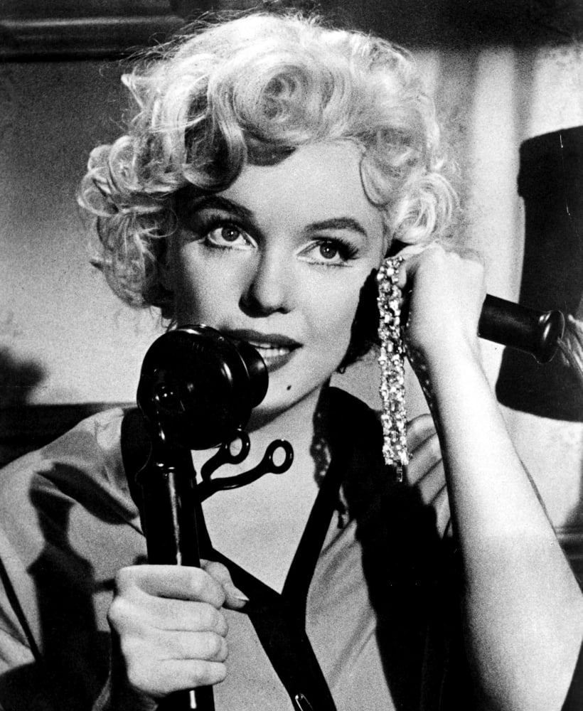 Marilyn Monroe talking on the telephone in Some Like It Hot photo print.