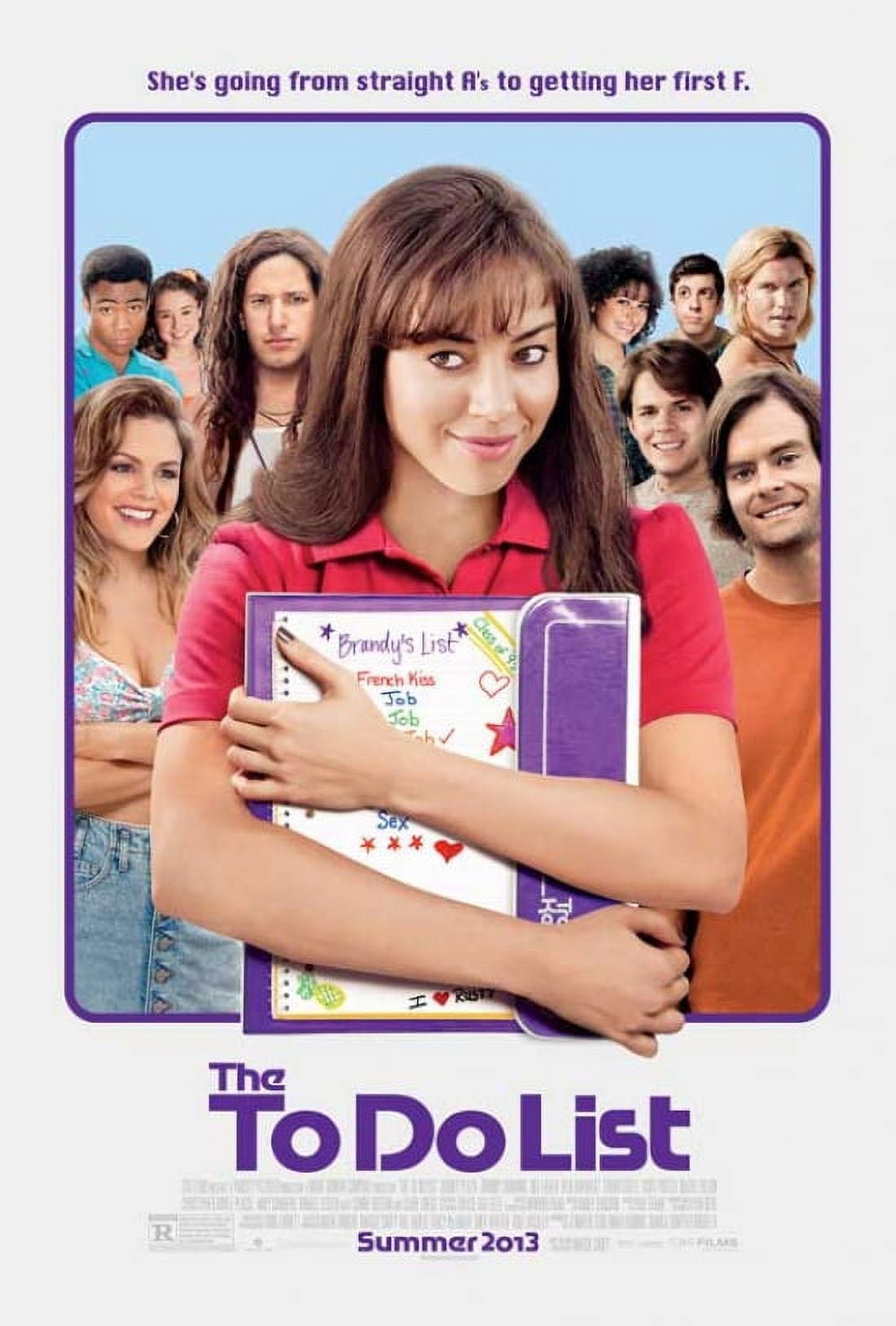 The To Do List movie poster print in 11x17 inches.