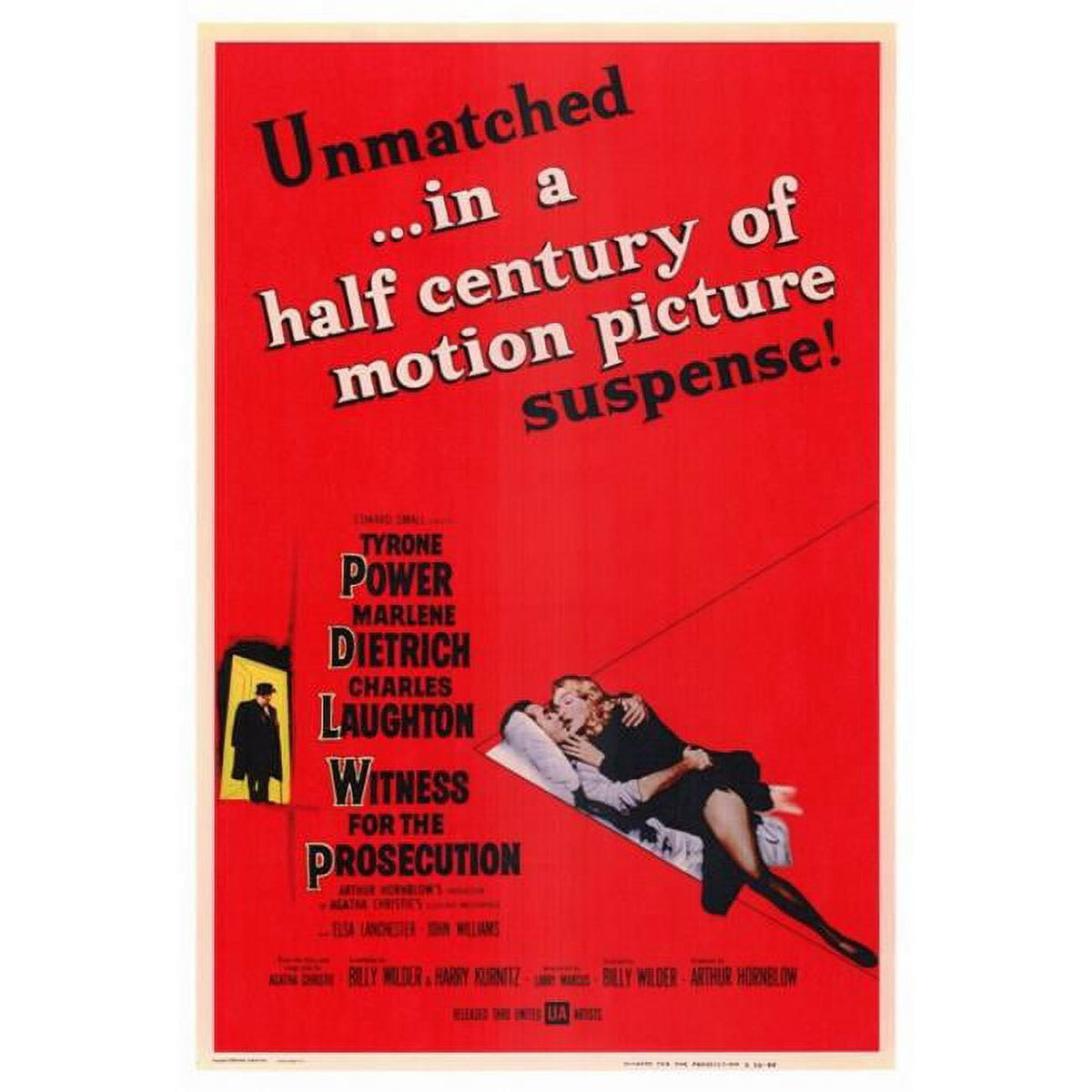 Witness for the Prosecution Movie Poster Print 27x40