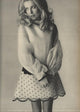 Catherine Deneuve in a polka dot skirt photo print