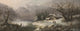 Winter Landscape Art Print by Ludv�k Bart�k showcasing serene winter scenery.