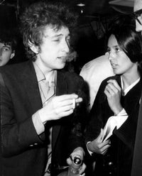 Bob Dylan and Joan Baez iconic photo print