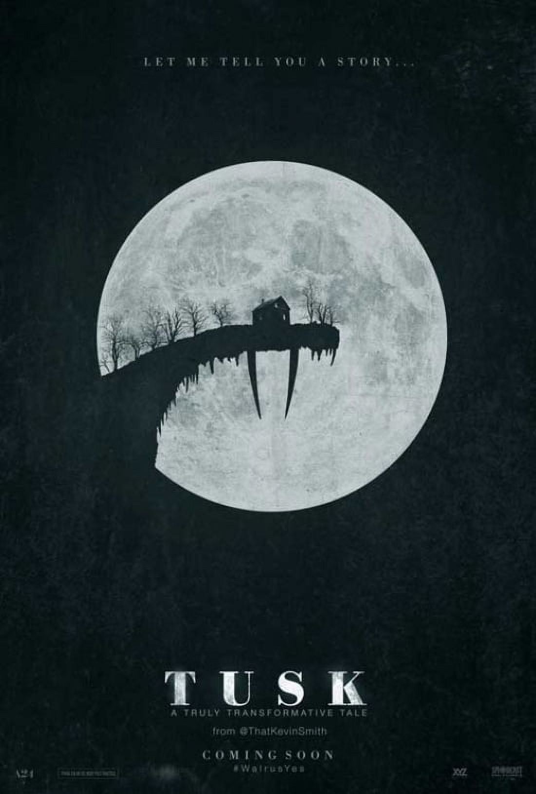 Tusk Movie Poster 11x17 print featuring unique horror-comedy design