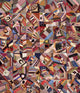 Quilt Top Crazy Pattern Fine Art Print showcasing vibrant colors and patterns.