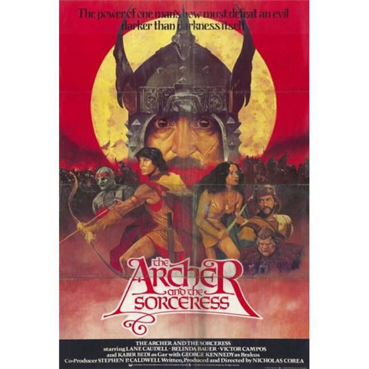 Archer and the Sorceress movie poster 11x17 print.