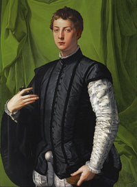 Portrait of Lodovico Capponi art print by Agnolo Bronzino, Renaissance artwork.