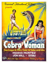 Cobra Woman movie masterprint poster featuring Maria Montez (1944)