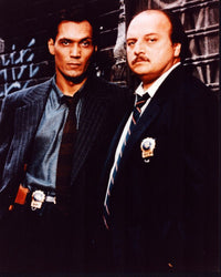NYPD Blue photo print featuring Jimmy Smits and Dennis Franz.