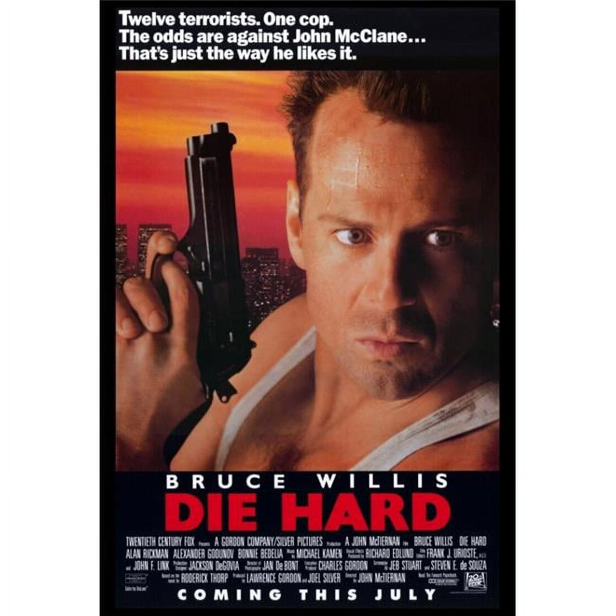 Die Hard Movie Poster Print 27x40 - Classic Action Film Art