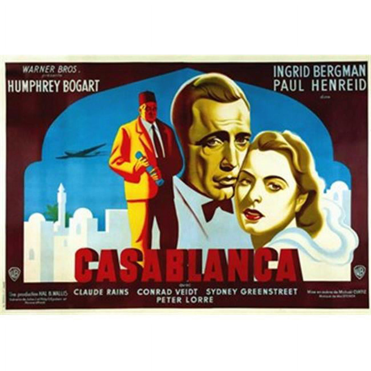 Casablanca Movie Poster 17x11 - Classic Film Artwork