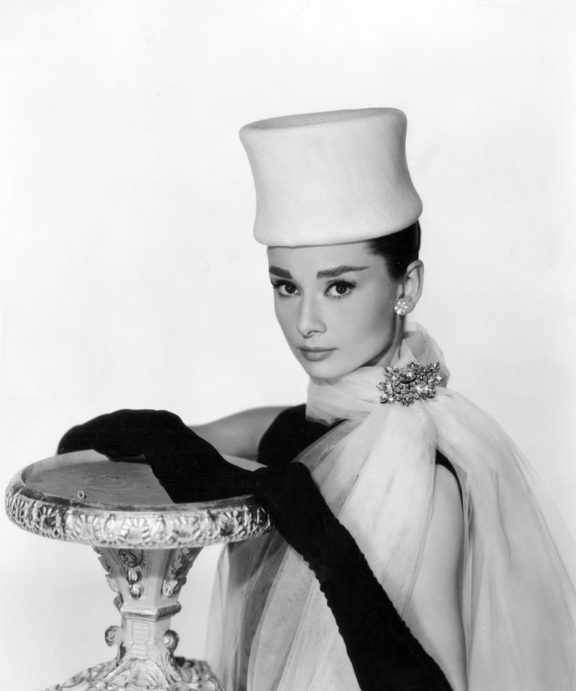 Classic Audrey Hepburn 1957 photo print