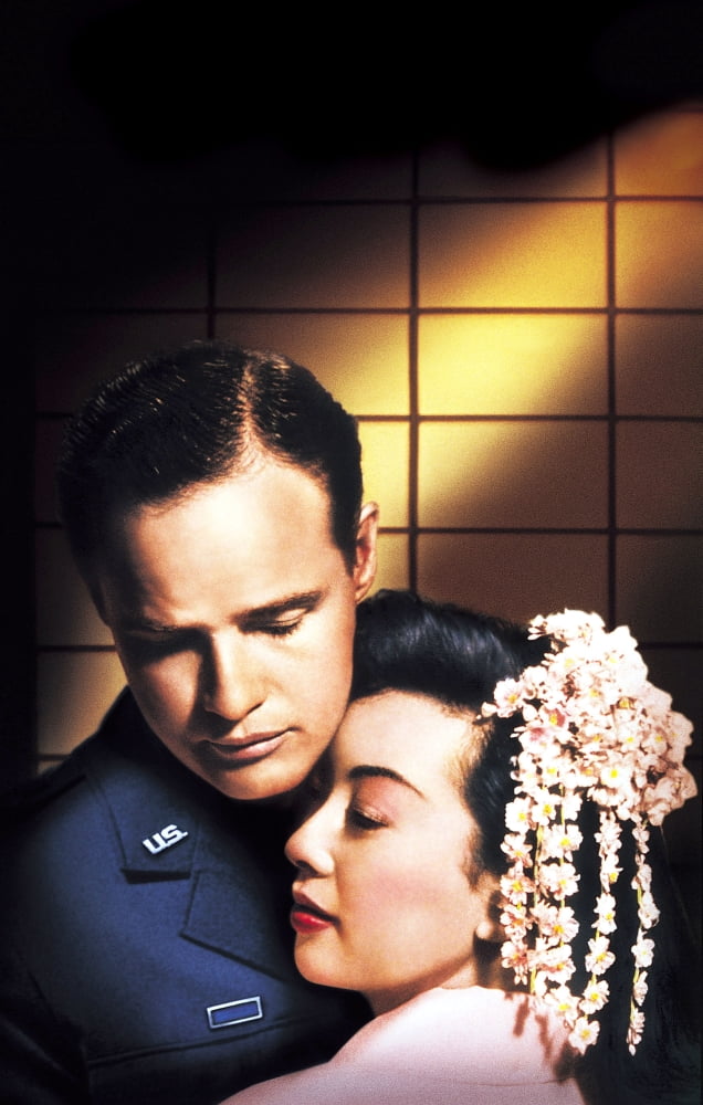 Sayonara Marlon Brando Miiko Taka 1957 photo print
